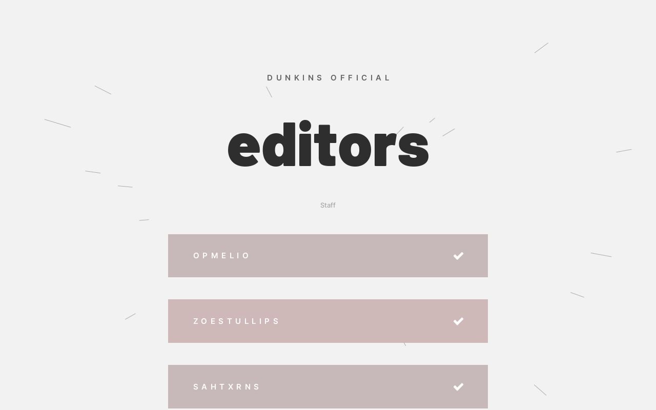 Carrd profile picture for @editors